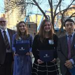 Hartline and Zomer Honored at Student Awards Convocation